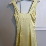 Peppermayo  Odette Satin Mini Dress Yellow Photo 1