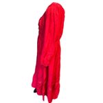 SBetro Red Plus Size Boho Maxi Dress – Long Sleeve, Size 3X Photo 2