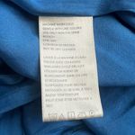 Free People  Women’s Aida Collared Long Sleeve Silky Cobalt Blue Shirt Maxi Dress Photo 11