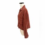 CP Shades  Rust Corduroy Button up cropped Photo 1