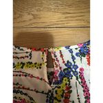 Talbots  Sz Large P Short Sleeve Floral Ruffle Sleeve Cottagecore Polyester Shirt Photo 7