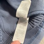 Aerie  Dusty Blue Ribbed Cotton Henley Tank size Small Photo 3