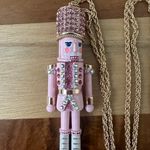 Betsey Johnson NWT  womens Nutcracker Pendant Long Necklace pink Photo 5