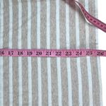 SAINT JAMES Striped Sleeve T Shirt Women Beige White Casual Breton Top Large Tan Photo 3