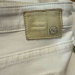 AG Adriano Goldschmied The Quinne High Rose White Flared Jeans Photo 5