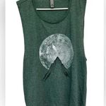 Next Level Apparel  green hiking tank with mountain graphic NWOT Photo 0