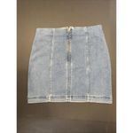 Free People Boho Preppy Business Casual Y2K Hippie Mini Skirt size 6 Photo 9