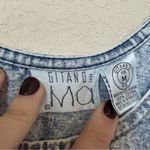 Vintage Express Gitano MA Denim Dress Womens Acid Wash Size Medium Blue Photo 2