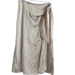 Club Monaco  Cream Midi Wrap Skirt Photo 1