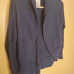 Aeropostale  Size S/M Small Medium Medium Blue 100% Cotton Open Cardigan Duster Photo 7