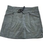 Athleta Skirt Womens Small Grey Striped Modern Metro Tennis Athletic Photo 1
