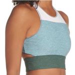 Outdoor Voices Women Blue Tri Tone Slash Back Sports Bra XS Photo 1