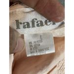 Vintage Rafael Peach Textured Sweatshirt Top L Embellished Rhinestone Floral Size L Photo 7