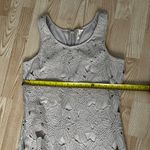 Japna L  Women’s Sleeveless Summer Formal Floral Cocktail Nude Lace Mini Dress Photo 6