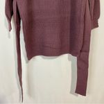 Zenana Outfitters Women’s Waist Tie Turtleneck Sweater Dress Eggplant Size XS NWOT Photo 2