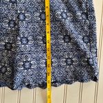 Counterparts  High Waist Blue Shorts with Scalloped Hem Photo 7