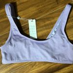 frankie's bikinis Frankie’s Bikinis Lilac Sparkle Top NWT Photo 2