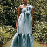 Petal and Pup Blue Bow Dress Photo 0