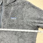 Patagonia Los Gatos High Pile Sherpa Fleece 1/4 Zip Jacket Gray Size XL Photo 6