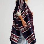 Free People NEW Cold Canyon Hooded Poncho Photo 0