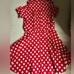 Red and White Polka Dot Dress Size M Photo 1