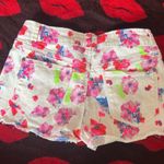 Grane Multicolored Neon White Floral Low Rise Shorts 7 Size 27 Photo 4