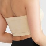 Zenana Outfitters Cream Bandeau Bra Photo 4
