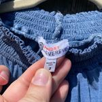 Sundry  for Evereve Blue Pima Cotton Smocked Top | M Photo 2