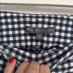 Elliott Lauren Black and White Checkered Cropped Pants Size 4 Photo 2