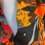 Vintage 60s Liberty House Hawaiian Maxi Dress Butterfly Print Psychedelic Orange Size XS Photo 9