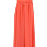 L'ATISTE NWT by Amy Medium Flowy Gauzy Beach Bright Neon Open Back Maxi Dress Photo 0