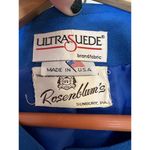 Vintage 80's Ultrasuede Blue Skirt Suit Women’s 16 Count Romi Rosenblum’s USA Photo 5