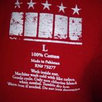 Kohls L Statue Lady Liberty Red White Top Size L Photo 3