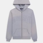 Madhappy  Appliqué Fleece Zip Up Hoodie Photo 0