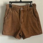SheIn  Brown Denim High Rise Jean Shorts Photo 8