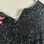Jay Godfrey NEW  Belted Sequin Romper Womens 6 Black Long Sleeves Photo 8