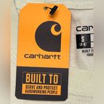Carhartt Carhart loose fit heavyweight short sleeve pocket shirt with logo lime NWT S Photo 5