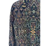 Vintage Gotcha Covered Tapestry Blazer Jacket Geometric Print Button Front 90's Black Size L Photo 6