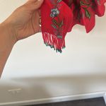 Farm Rio Red Sweet Bloom Bouquet Lenzing Ecovero Euroflax Mini Dress,Medium,$210 Photo 7