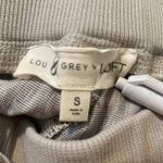 Lou & grey Linen Pull On Drawstring Golf Pants Women Size Small Light Gray & White Photo 5