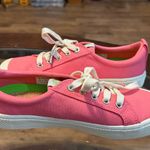 Cariuma OCA Low Bright Pink Canvas Sneakers Cork Insole Cap Toe Design Size 8 Photo 7