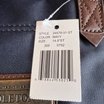 Pendleton  Carico Lake Tote Bag‎ Southwestern Pattern Navy Blue Travel Tote Photo 8