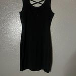 Heart & Hips Women’s Small Black Sleeveless Bodycon Dress Crisscross Back S Photo 2