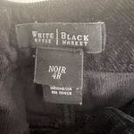 White House | Black Market noir slim leg black corduroy pants size 4R Photo 3