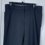Elie Tahari Tahari Bootcut Striped Black Trousers Size 14 EUC #DS-1558 Photo 1