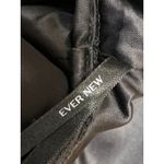 Ever New Black Sequin Long Sleeve V Neck Pleated Wide Leg Wrap Romer Jumpsuit S Photo 3