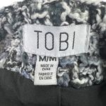 Tobi  Strapless Tweed Mini Dress Black M Flecked Bodycon Fitted Party Cocktail Photo 1