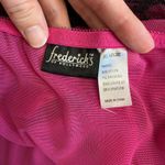 Frederick's of Hollywood Frederick’s of Hollywood Vintage Pink Black Lace Sheer Camisole Tank Top Size XL Photo 1