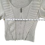 Pennyblack Knitted Cardigan S Beige Cotton Zip Up Sweater Quiet Luxury Italy Tan Photo 4