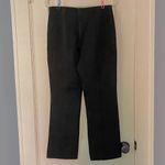 Maeve Anthropologie front seam black cropped straight pull on pants size small Photo 2